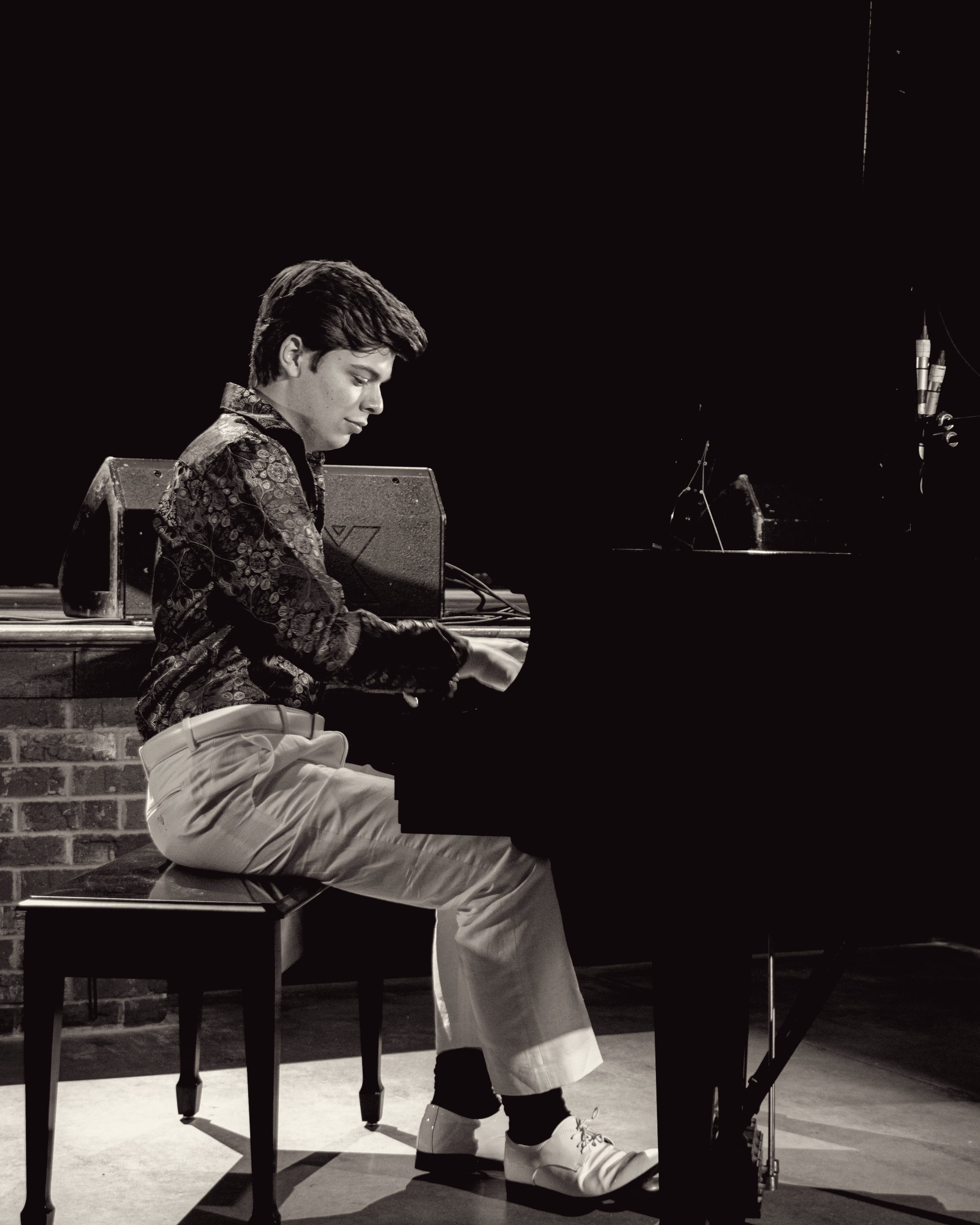 Michael Rainwater at the piano